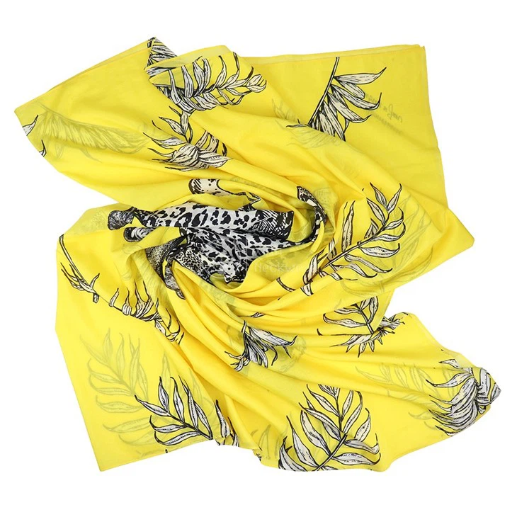 Bright Animal Print Scarf