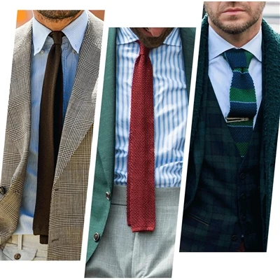 Stylish lub caij ntuj sov Outfits nrog Knitted Ties